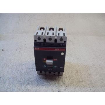 ABB 225A TMAX TS3H-D225 CIRCUIT BREAKER  USED