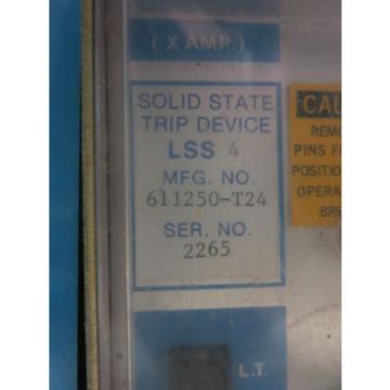 BBC LK-25 2500A Breaker w LSG Solid State Trip Device LSS 4 611250-T24 Gould ABB