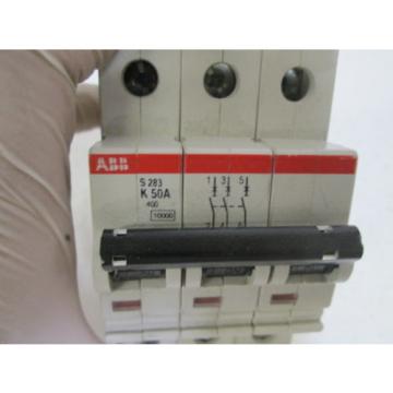 ABB CIRCUIT BREAKER S283 K50A *USED*