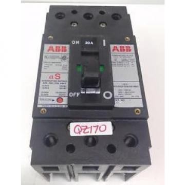 ABB 20AMP 3-POLE 480VAC 500VDC CIRCUIT BREAKER TYPE ES SR-638