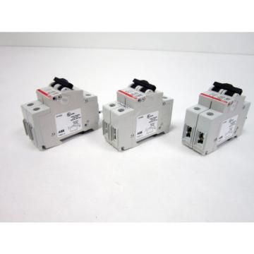 3x ABB S202U K15A HIGH PERFORMANCE CIRCUIT BREAKER 240VAC