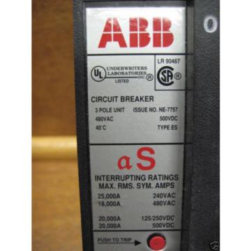 ABB ESB43175L 175A Breaker 480V NEW Type ES 175 Amp 480 VAC ESB43175-L NIB