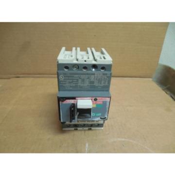 ABB BREAKER TMAX T1N 80A 80 A AMP 600 VAC 3 POLE SACE TMAX T1N 80 USED