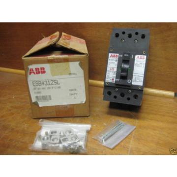 ABB ESB43125L 125A Breaker 480V NEW Type ES 500 VDC 125 Amp 480 VAC NIB