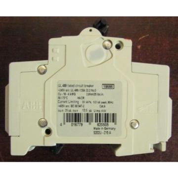 ABB S 202U Z15 DIN Rail Circuit Breaker 2 Pole 15 Amp S202U-Z15