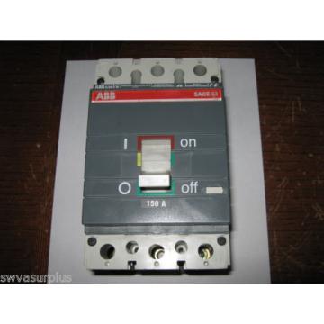 ABB S3N SACE S3 Circuit Breaker, 122160049-001, AD03088403, 2P, 150A, Used