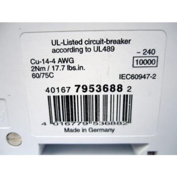 ABB 2 POLE CIRCUIT BREAKER S 282 UX K 30 A