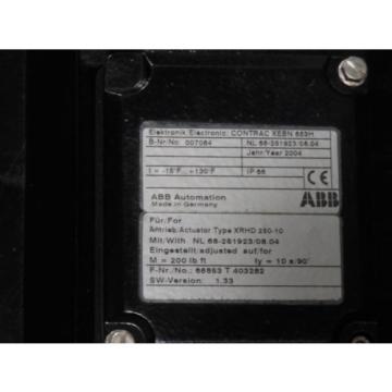 NEW ABB Contrac XEBN 853H Electronic Actuator Control Unit