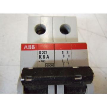 ABB S272-K6A CIRCUIT BREAKER *USED*