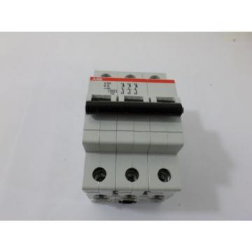 Used ABB S203 C6 Circuit Breaker 6 AMP 3 Pole 400 Volt