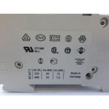 Used ABB S203 C6 Circuit Breaker 6 AMP 3 Pole 400 Volt