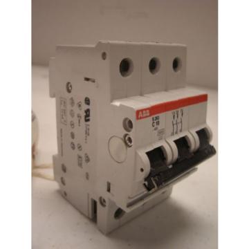 ABB S263-C10, 3-Pole 10 A 400VAC, C-Curve Circuit Breaker