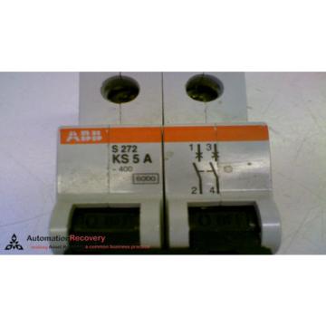 ABB S272 KS5A CIRCUIT BREAKER 1P 277/480VAC #149927