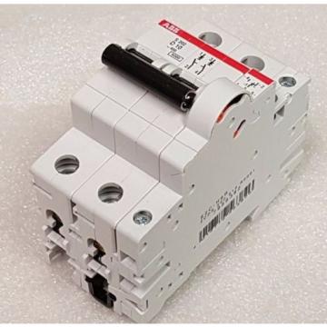 ABB S202-D10 Miniature Circuit Breaker, 480/277 VAC, 10A, 2 Pole, Auxiliary Cont