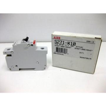 ABB MINI CIRCUIT BREAKER TYPE K SINGLE POLE 10A S271-K10