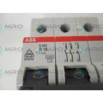 ABB S263-B16 CIRCUIT BREAKER 16A *NEW IN BOX*