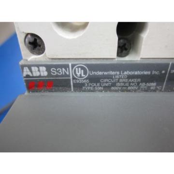 ABB SACE S3 S3N Nr. AF10120725 Aux. 3a 400v AC