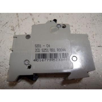 ABB S201-C4 CIRCUIT BREAKER *USED*