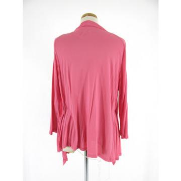 New York &amp; Co size large Pink Flyaway Cardigan ABB OR1