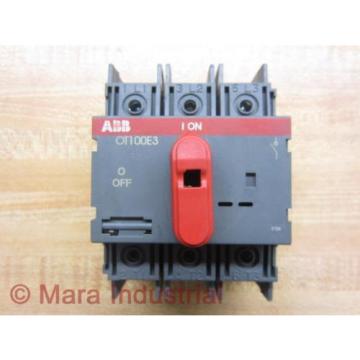 ABB OT100E3 Disconnect Switch Operator Missing Rod &amp; Handle - Used