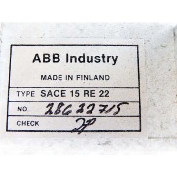 1PC used  ABB original variable frequency braking resistor SACE15RE22