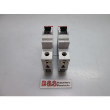 Lot of 2 ABB S261-C2 Circuit Breaker 10kA, 277/480VAC