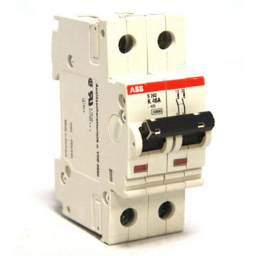 ABB S282-K40 Circuit Breaker 277/480V 2P 40A S282 40 Amp S282K40A NEW IN BOX