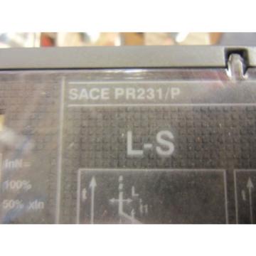 ABB SACE PR231/P W/ BK15494 P4KLAM0400B *NEW NO BOX*