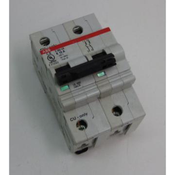 ABB MINI CIRCUIT BREAKER TYPE K TWO POLE 10A S282UX-K10