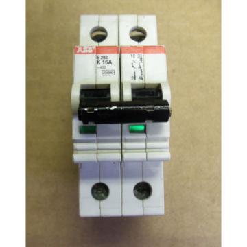 ABB S282 K16A 2 Pole 16 Amp Circuit Breaker S 282 K 16 A