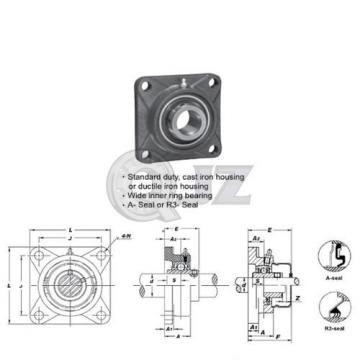 3 in Square Flange Units Cast Iron UCF215-48 Mounted Bearing UC215-48+F215