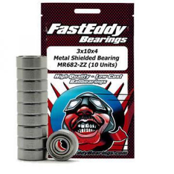 3x10x4 Metal Shielded Bearing MR623-ZZ (10 Units)