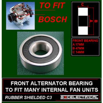 ALTERNATOR FRONT BEARING TO FIT MANY BOSCH INTERNAL FAN UNITS