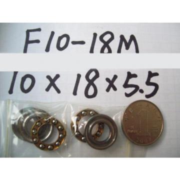 10pcs F10-18M Axial Ball Thrust Bearing 10mm x 18mm x 5.5mm