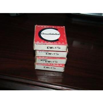 4 pcs EW 1-1/8&#034;  EW-1 1/8&#034; CONSOLIDATED Thrust Ball Bearings NEW OLD STOCK