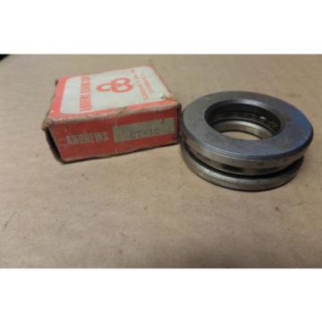 Andrews Thrust Ball Bearing GT-10 GT10 New