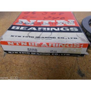 NTN 51118 Thrust Ball Bearing 90mm ID 120mm OD New