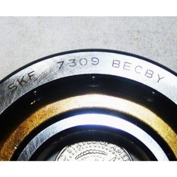 SKF Thrust Ball Bearing USA 7309BECBY NOS THRUST BALL BEARING 45 MM ID 100 MM OD 25 MM W ,