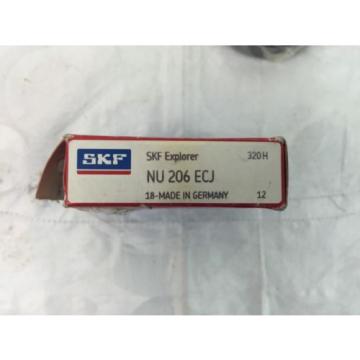 SKF NU 206 ECJ/C3 Cylindrical Roller Bearing, Single Row w/ Removable Inner Ring