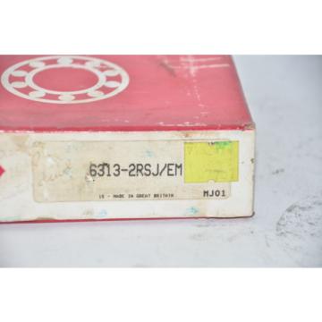 NEW SKF 6313 2RSJ/EM Single Row Cylindrical Roller Bearing