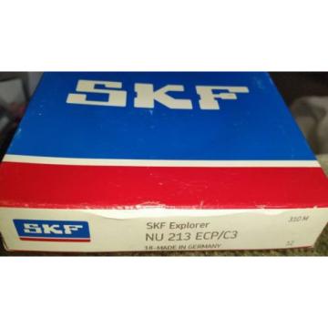 NU213 ECP/C3 SKF Explorer Brand New Cylindrical Roller Bearing Made In Germany