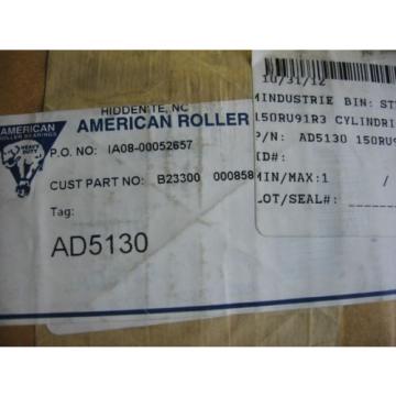 American Roller AD5130 Cylindrical Roller Bearing 150mm x 235mm x 66.7mm AD 5130