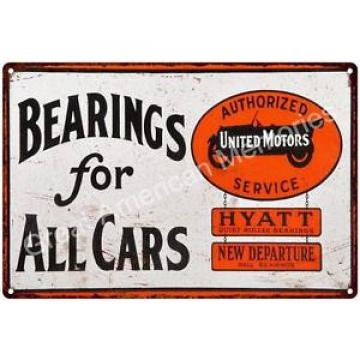 United Motors Bearings Vintage Look Reproduction 12x18 Metal Sign 2181288