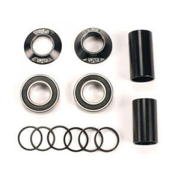 United BMX Supreme Mid Bottom Bracket 19mm 22mm Sealed Bearings Black