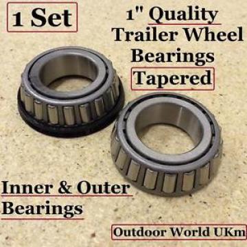 NEW 1&#034; One Inch Trailer Suspension Units Stub Axle Hub Tapered Wheel Bearings/
