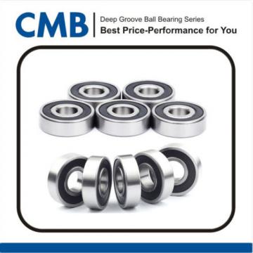 10PCS 6205-2RS Deep Groove Ball Bearing 25x52x15mm