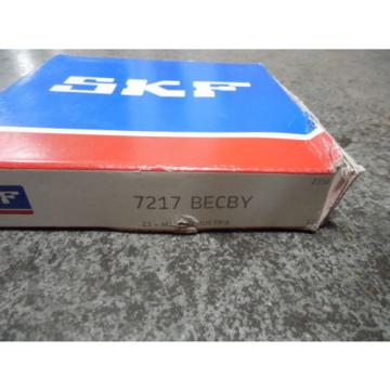 NEW SKF 7217 BECBY Single Row Angular Contact Ball Bearing