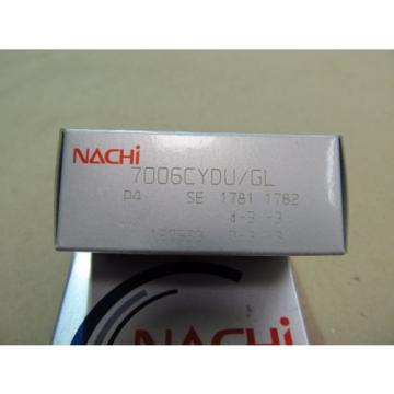 7006CYDUP4 Nachi Angular Contact 30mm x 55mm x 13mm Abec-7 Japan Ball Bearings