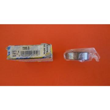 7203B SNR Angular Contact Ball Bearing. NEW.