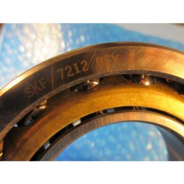 SKF 7212 BEY Angular Contact Ball Bearing, 60 mm ID x 110 mm OD x 22 mm Wide USA